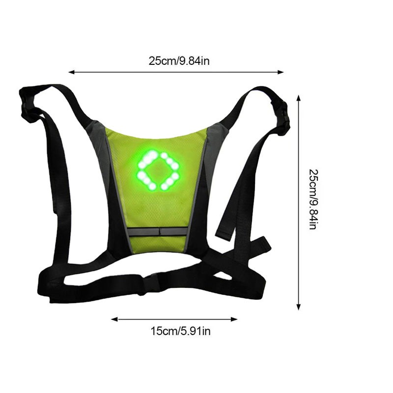 Gilet di Sicurezza LED con Tel - Running Visibility Gear recensione e prezzo