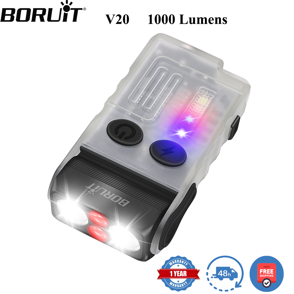 BORUiT V20 Torcia Portachiavi  - Running Headlamp recensione e prezzo